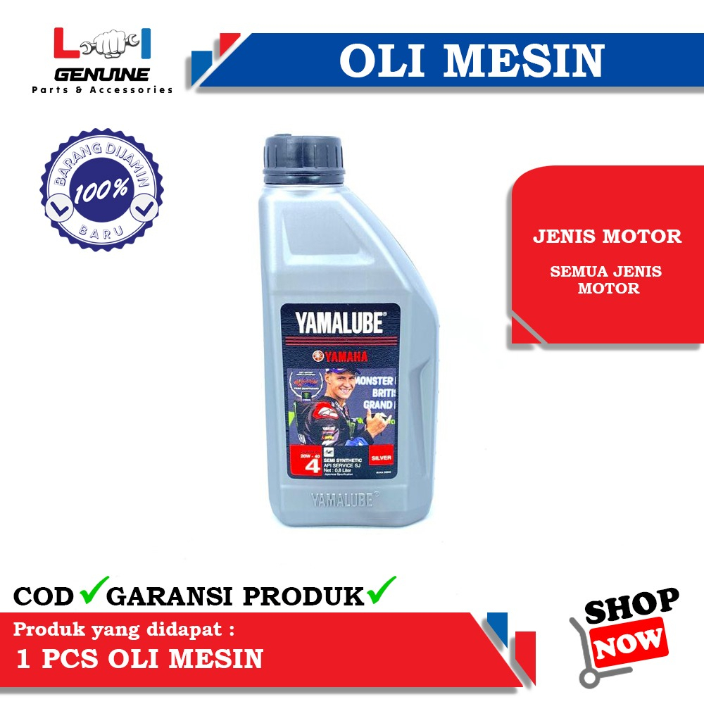 -LOI- OLI YAMALUBE SILVER 800ML SAE 20W-40 SJ