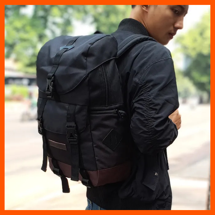 [BISA COD] Tas Ransel Pria DRG KIK Backpack Laptop Gendong Punggung Wanita Cowok Cewek Kuliah Sekolah Kerja ORI