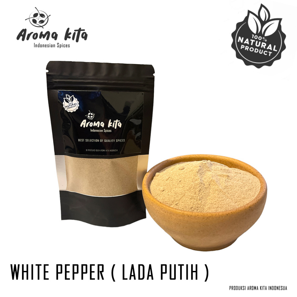 

Lada Putih Bubuk / Lada Putih Powder / White Pepper Ground - 100 gram