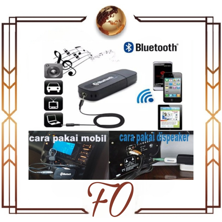 (FO) BLUETOOTH RECEIVER MUSIK USB WIRELESS BLUETOOTH