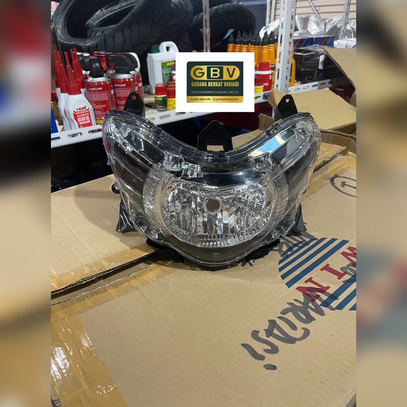 Reflektor lampu depan mio soul gt xeon gt 125