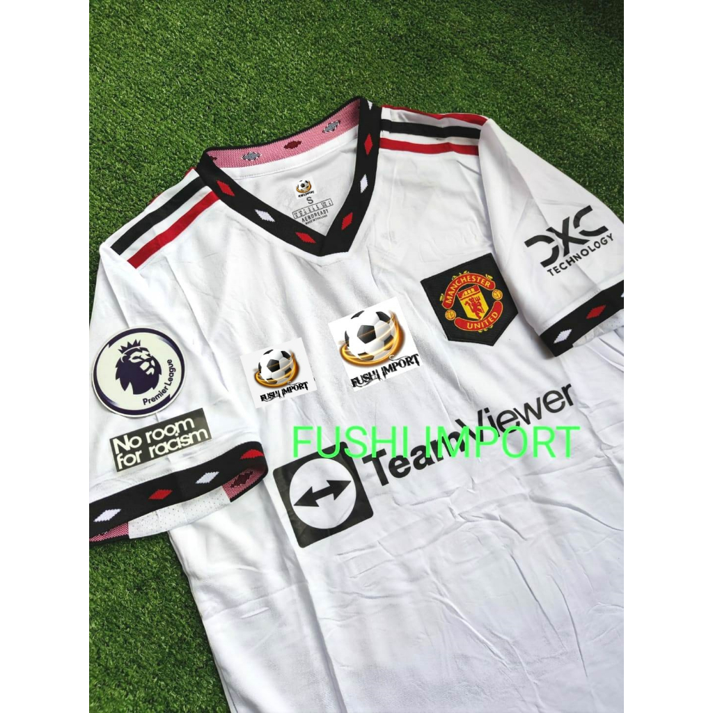 Jersey Baju Bola MU Away Full Patch 2022 2023 Grade Ori