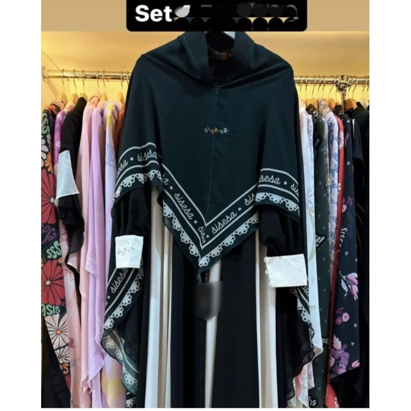 sisesa gamis set po