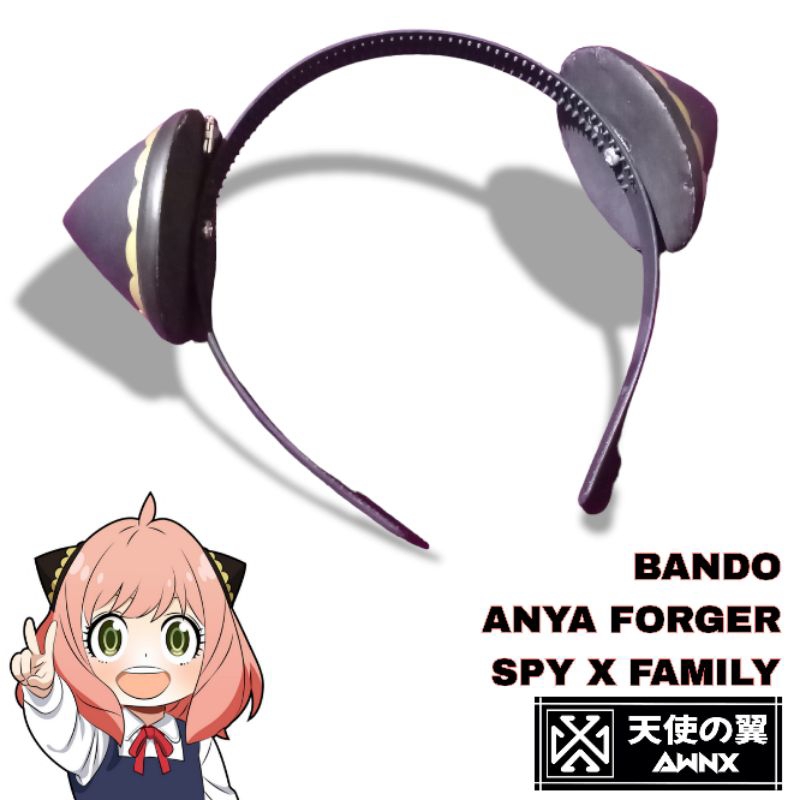 Bando Resin Anya Forger Aksesoris Cosplay Anime Manga Spy X Family
