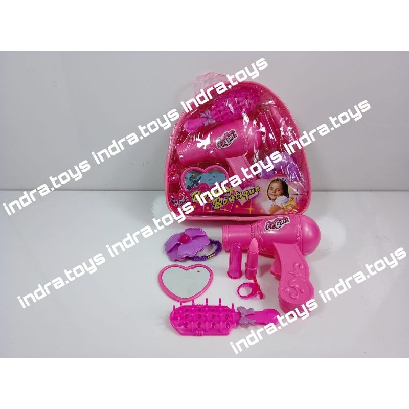 Mainan Anak Perempuan Hair Dryer Make Up Salon Salonan Murah BRO 1735