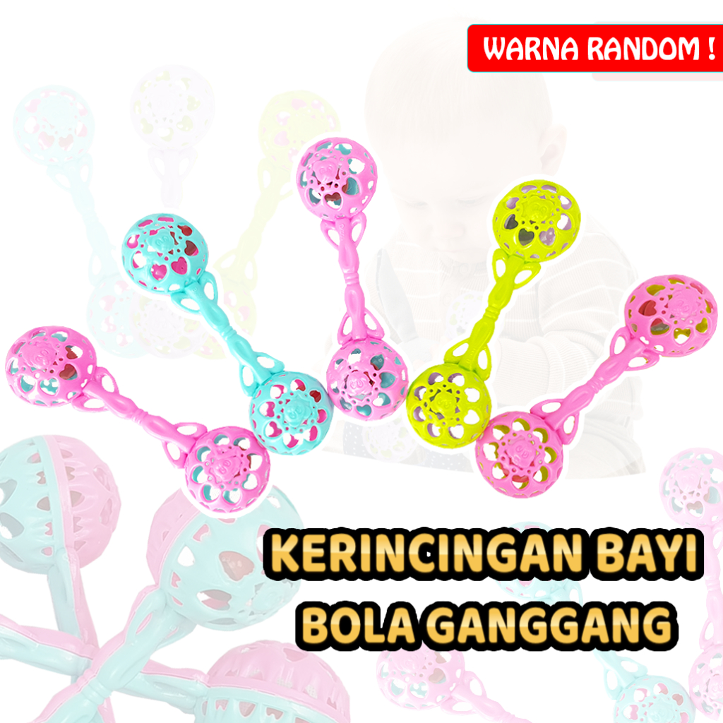 Sekawantoys Mainan Edukasi Anak Kerincingan bayi Bola Ganggang 3001