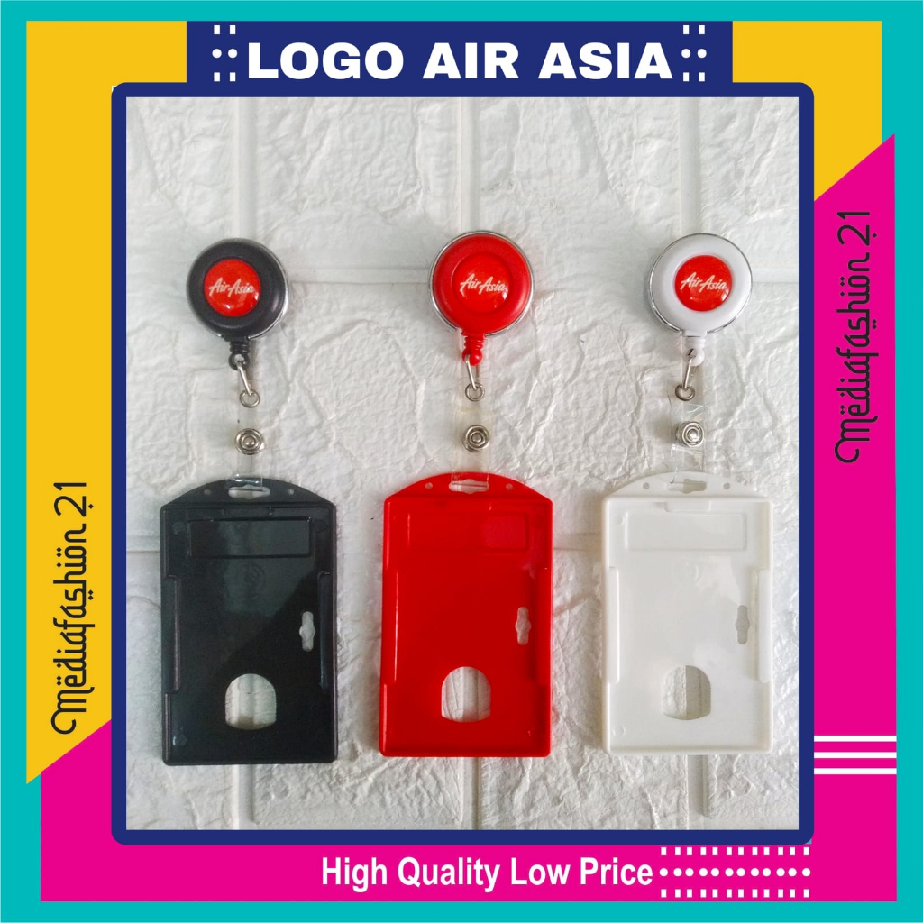 

GANTUNGAN YOYO ID CARD AIR ASIA + TEMPAT ID CARD SATU SISI