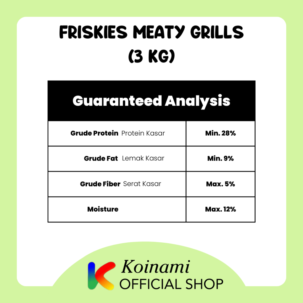 FRISKIES MEATY GRILLS 2.8 kg / makanan kucing