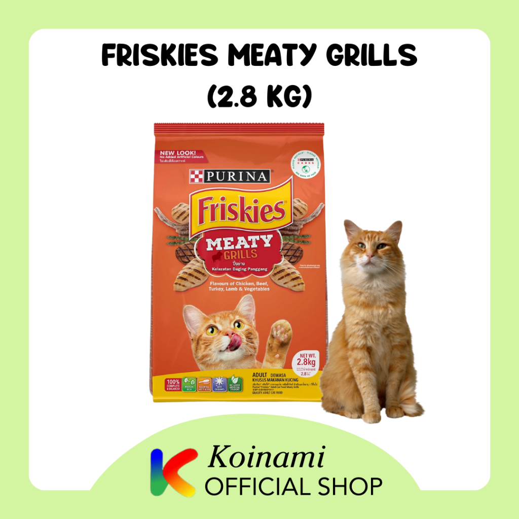 FRISKIES MEATY GRILLS 2.8 kg / makanan kucing