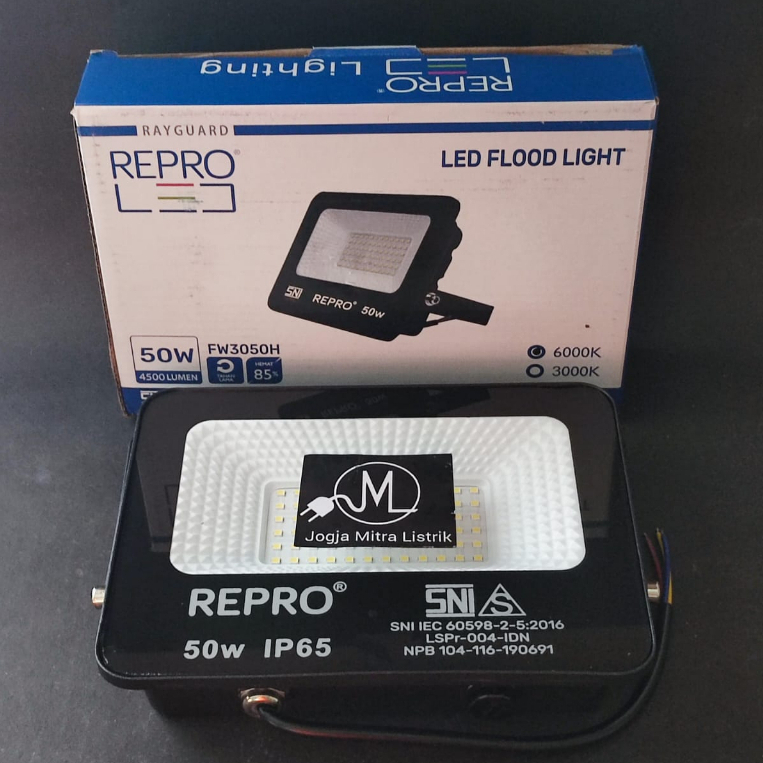 FLOODLIGHT LED / LAMPU SOROT 50 WATT REPRO - PUTIH