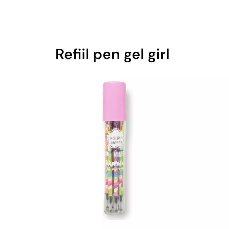 REFILL PEN GEL KARAKTER KUDA PONY GIRL REFIL PULPEN GEL TABUNG