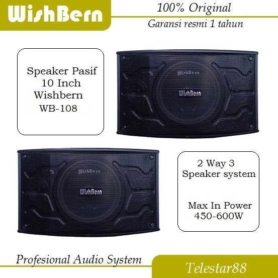 Speaker PAsif 10 inch Wishbern