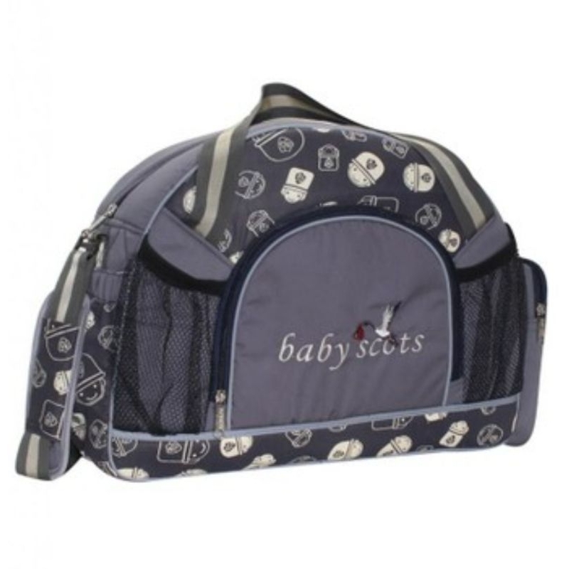 Tas besar scots print bst2301 ( Subleme ) diaper bag with alumunium foil