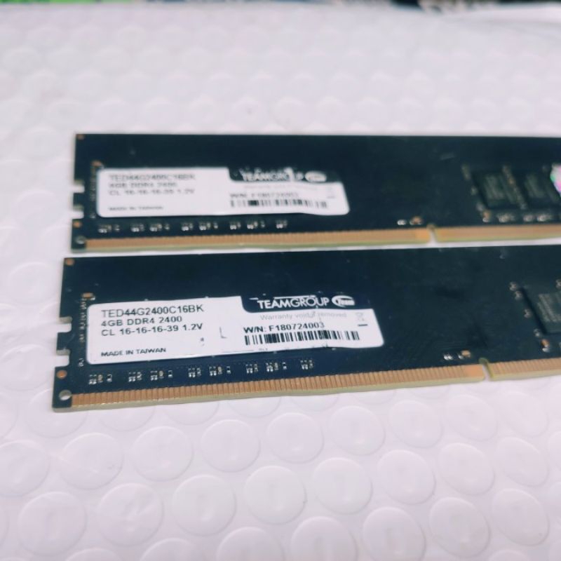 Memory RAM Komputer TeamGroup 4Gb DDr4 2400