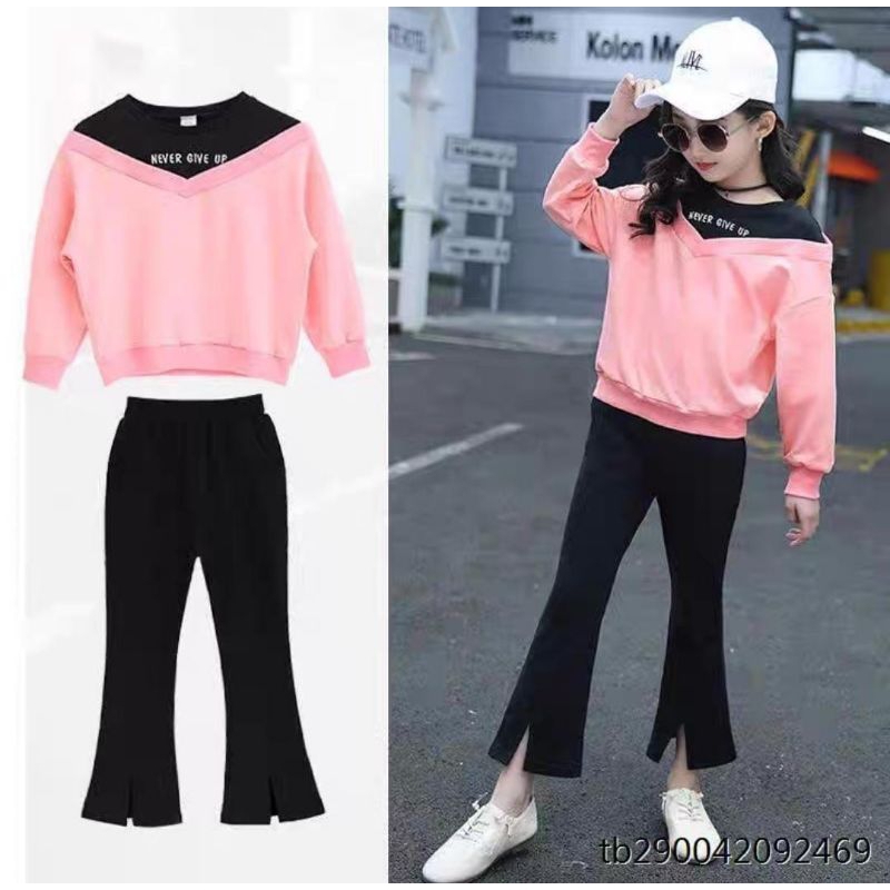 NEW ARRIVAL ONESET SETELAN CELANA CUTBRAY BELAH + ATASAN LENGAN PANJANG BAHAN MANTUL IMPORT SUPER PR