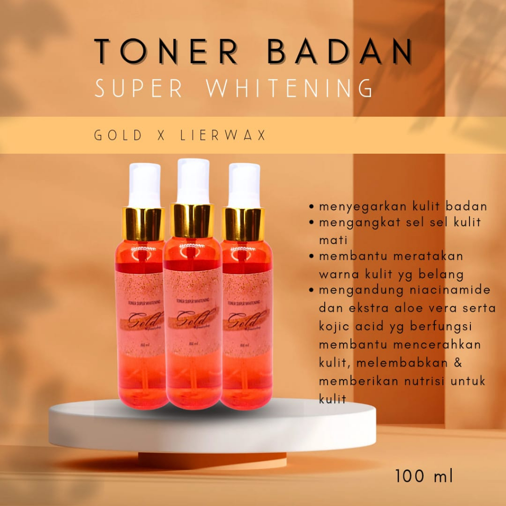 BPOM  BODY TONER BRIGHTENING 100 ML / TONER PENGANGKAT DAKI  / AMAN UNTUK BUMIL DAN BUSUI  / TONER BADAN / PEMUTIH BADAN / TONER BADAN WHITENING / BODY TONER KELUPAS / TONER BADAN KELUPAS / TONER PEMUTIH BADAN