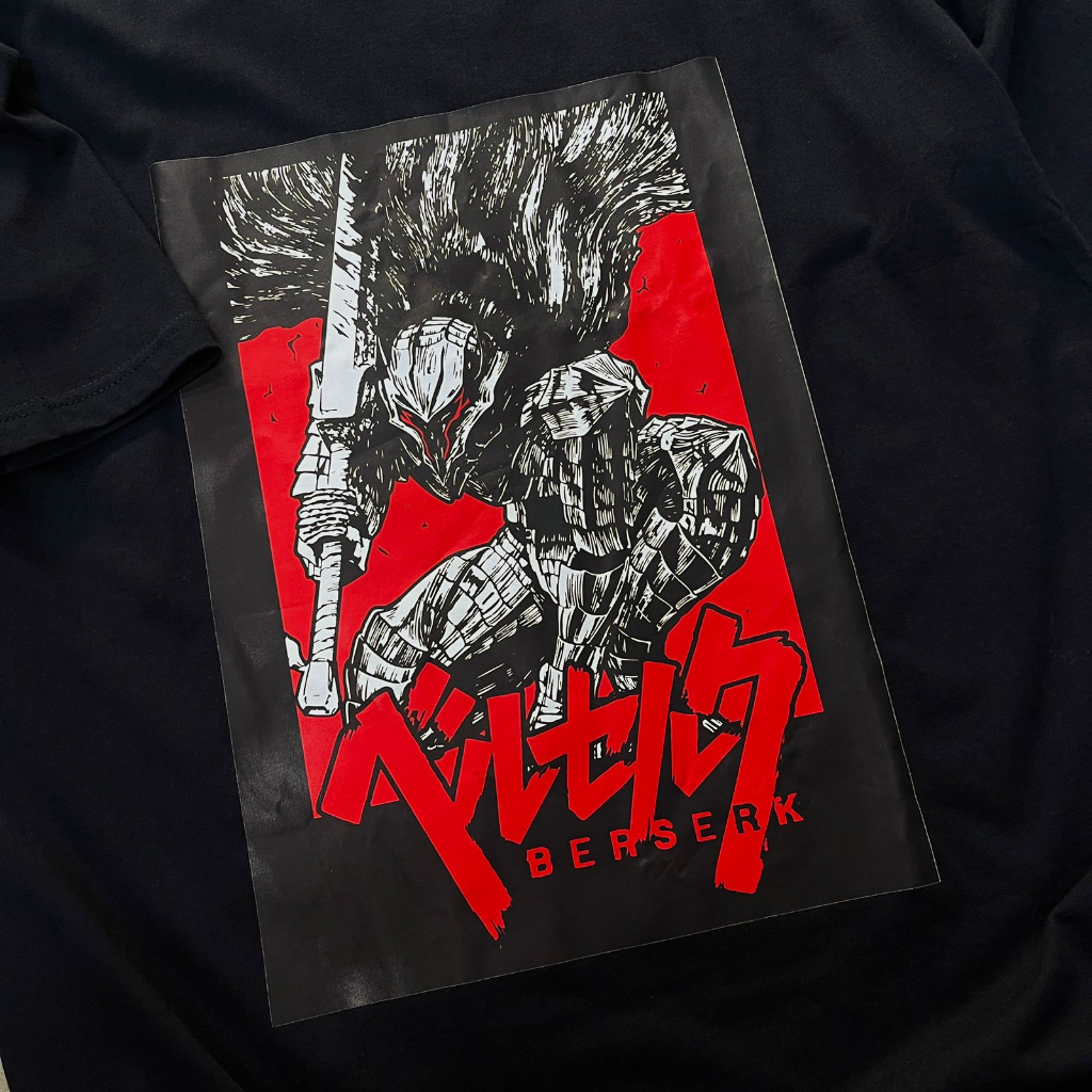 Tshirt Berserk Black Anime Manga Premium Unisex