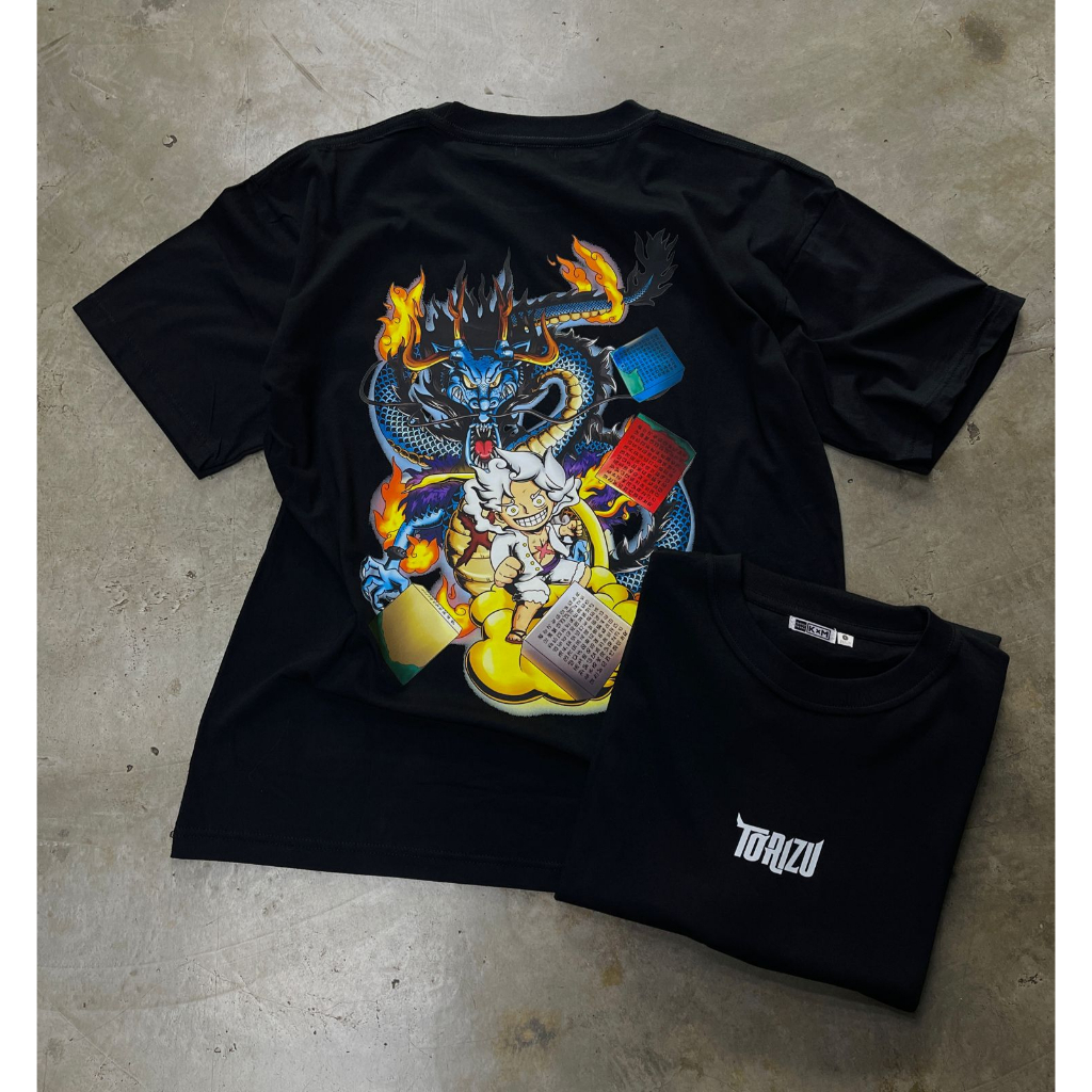 TORIZU Tshirt Wano Poneglyph Hunt Black Anime Manga Premium Unisex