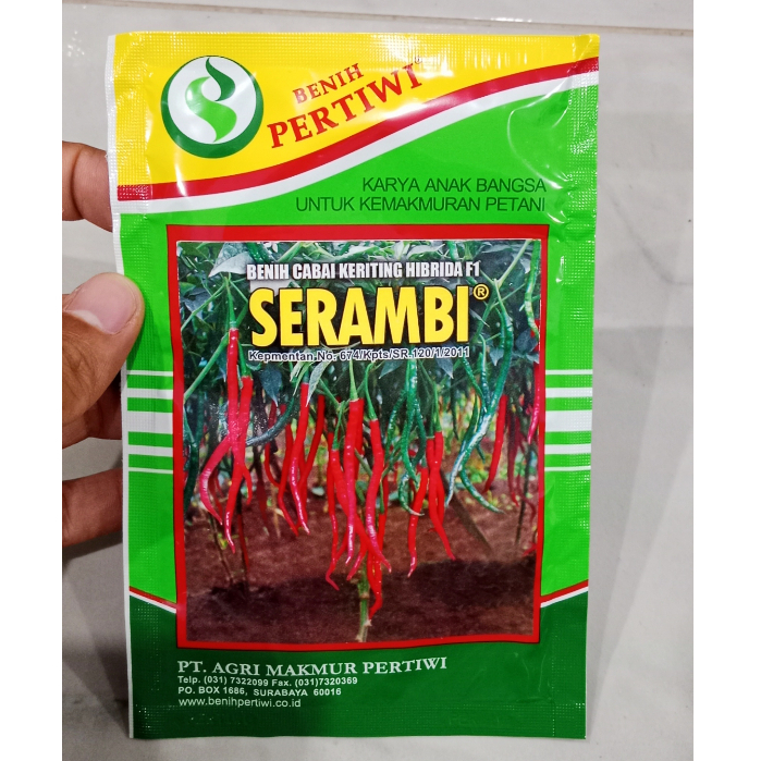 Benih Cabe / Cabai Keriting Serambi Kemasan 10 Gram