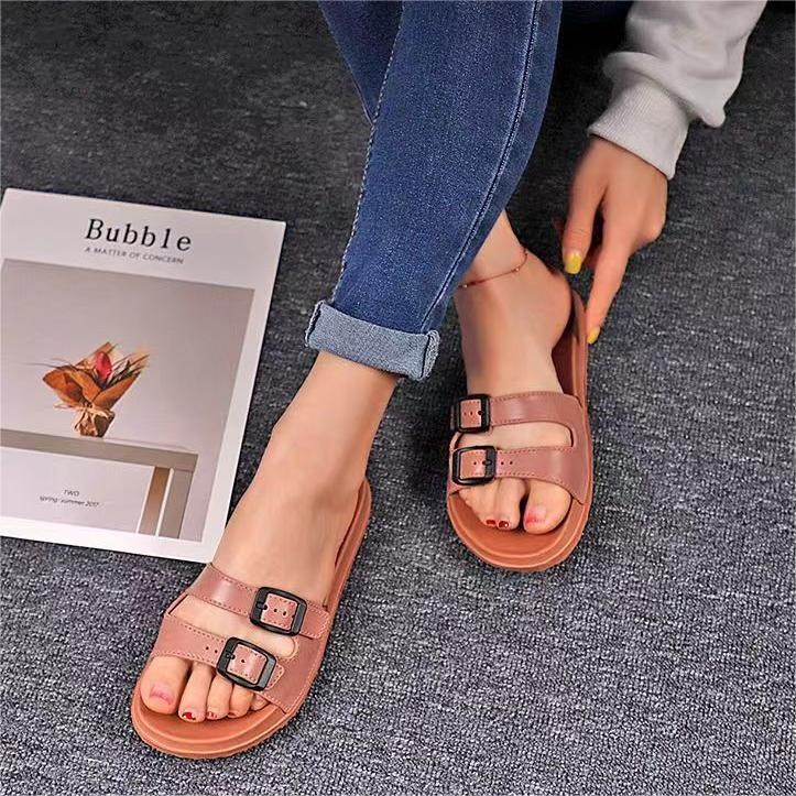 Sandal Santai Flip Flops Double Strap / Sandal Wanita 5436 (36-40)