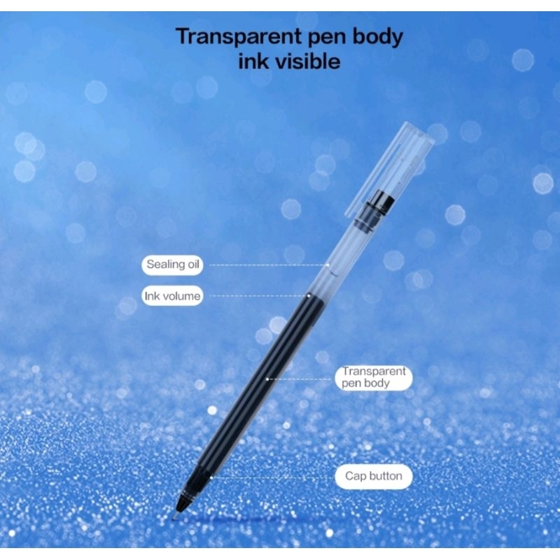 

Deli Gel Pen / Pulpen Gel 0.5mm Tinta Hitam.