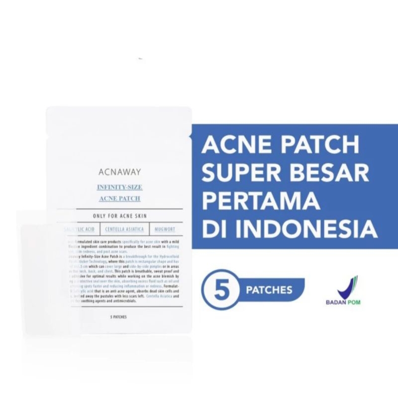 ACNAWAY ACNE PIMPLE PATCH STIKER JERAWT ULTRA THIN DAN INFINITY SIZE