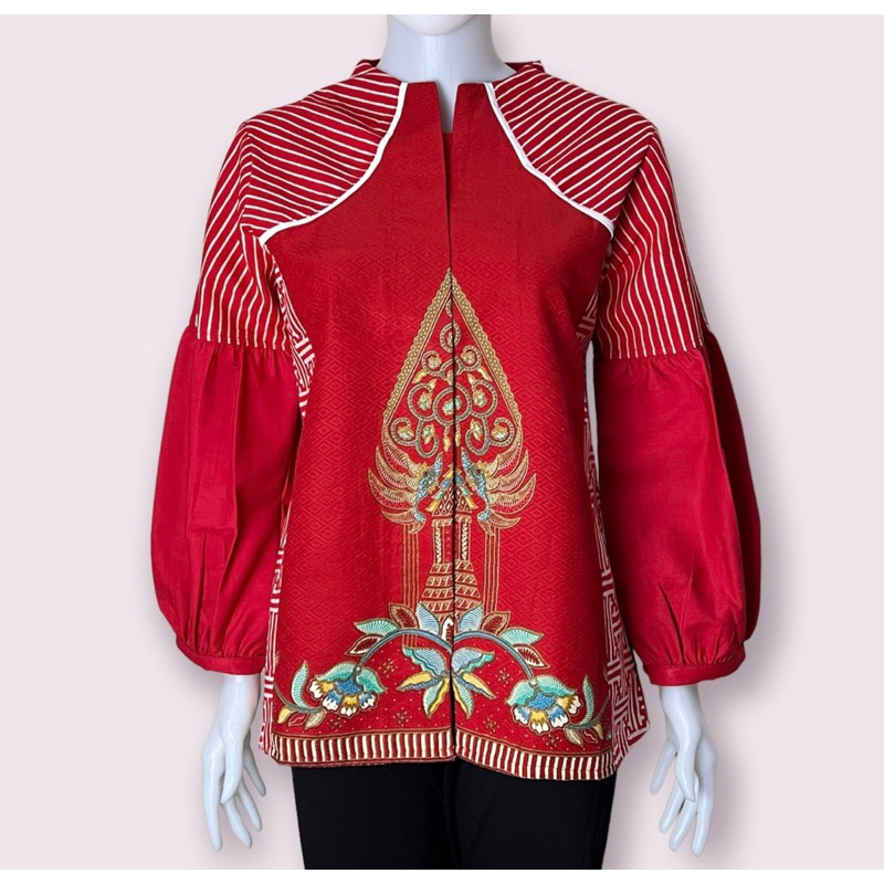 Atasan Batik - Katun Trikot - Wayang