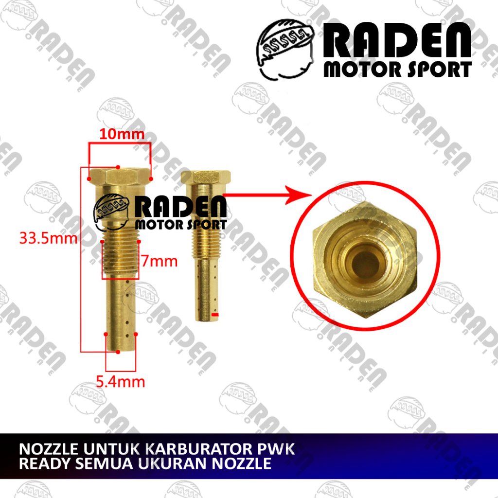 (COD) NOZZLE PWK LUBANG 8 12 16 18 20 30  USA NOZLE NOZEL NOSEL NOZZEL NOJEL NOSE SPUYER MAIN PILOT 