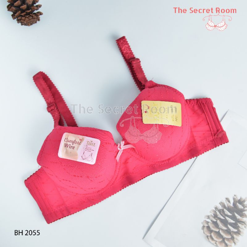 TALLY BRA BH 2055 I CUP B BESAR I BUSA TIPIS I ADA KAWAT I KAIT 3 I SIZE 36 - 42