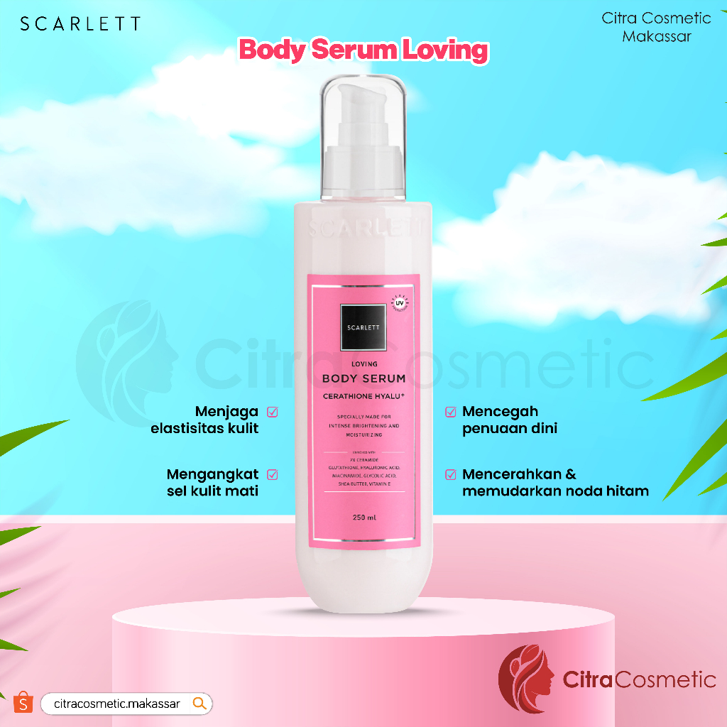 Scarlett Loving Series | Lotion | Body Scrub | Shower Scrub | Body Serum