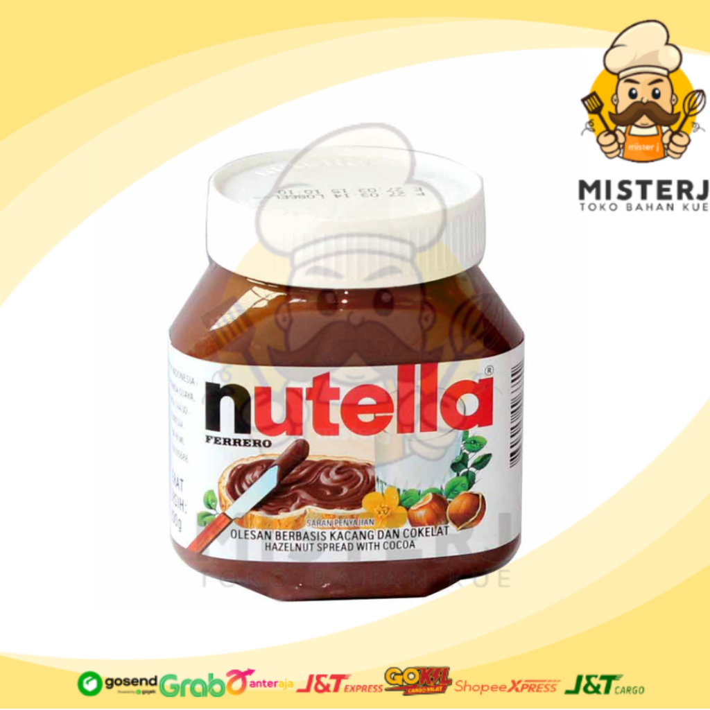 

Nutella 200gr | Selai Chocolate Hazelnut Premium Import | Selai Olesan