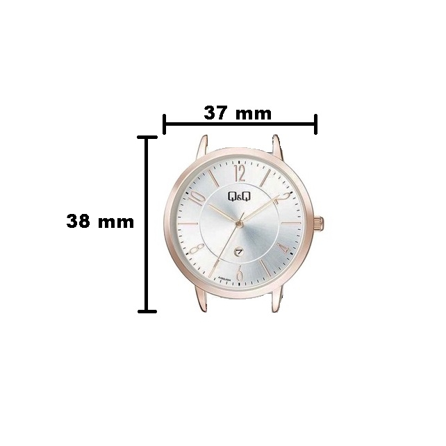 Jam Tangan Wanita Classic Casual Business Rantai Stainless Steel Analog Original Q&amp;Q QnQ QQ A469 A469J Series