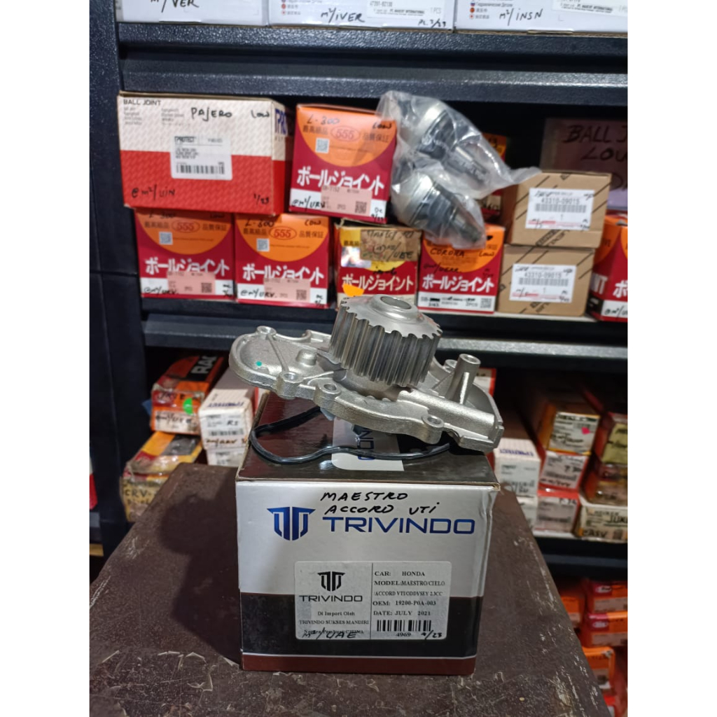 Water Pump Maestro Accord VTI Oddeysey 2.3 CC 19200-P0A-003 Trivindo