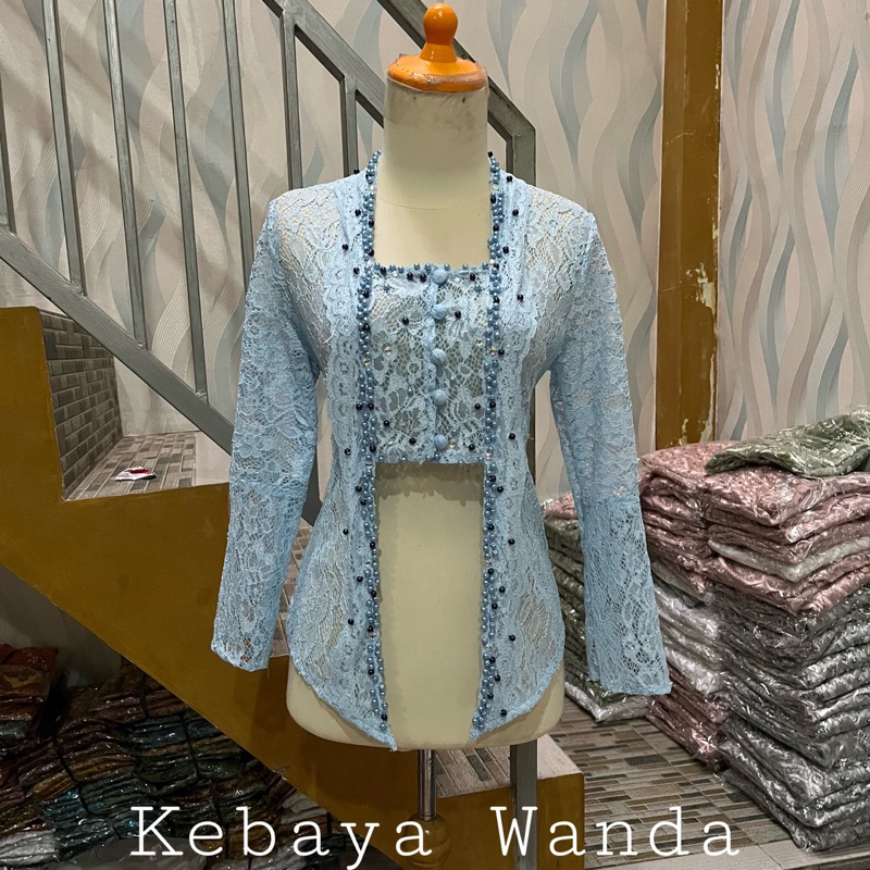 Kebaya Kutubaru Mutiara / Kebaya Kutu Baru Brokat Modern