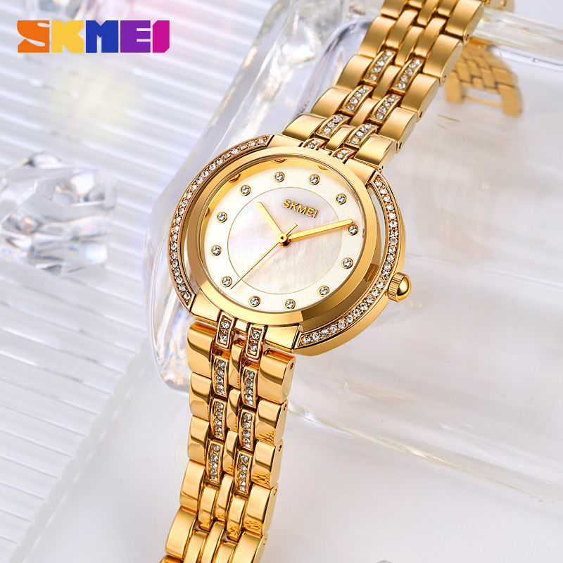 SKMEI 1979 Jam Tangan Wanita Analog Tali Stainless WATCHKITE WKOS