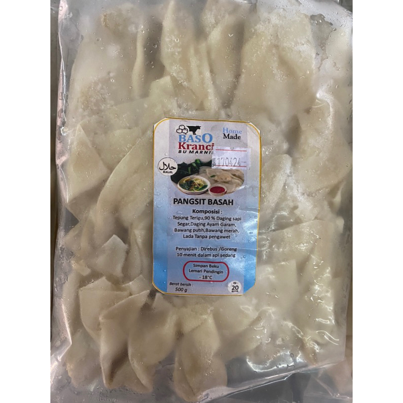 

Pangsit Basah 500gr (isi 20pcs)