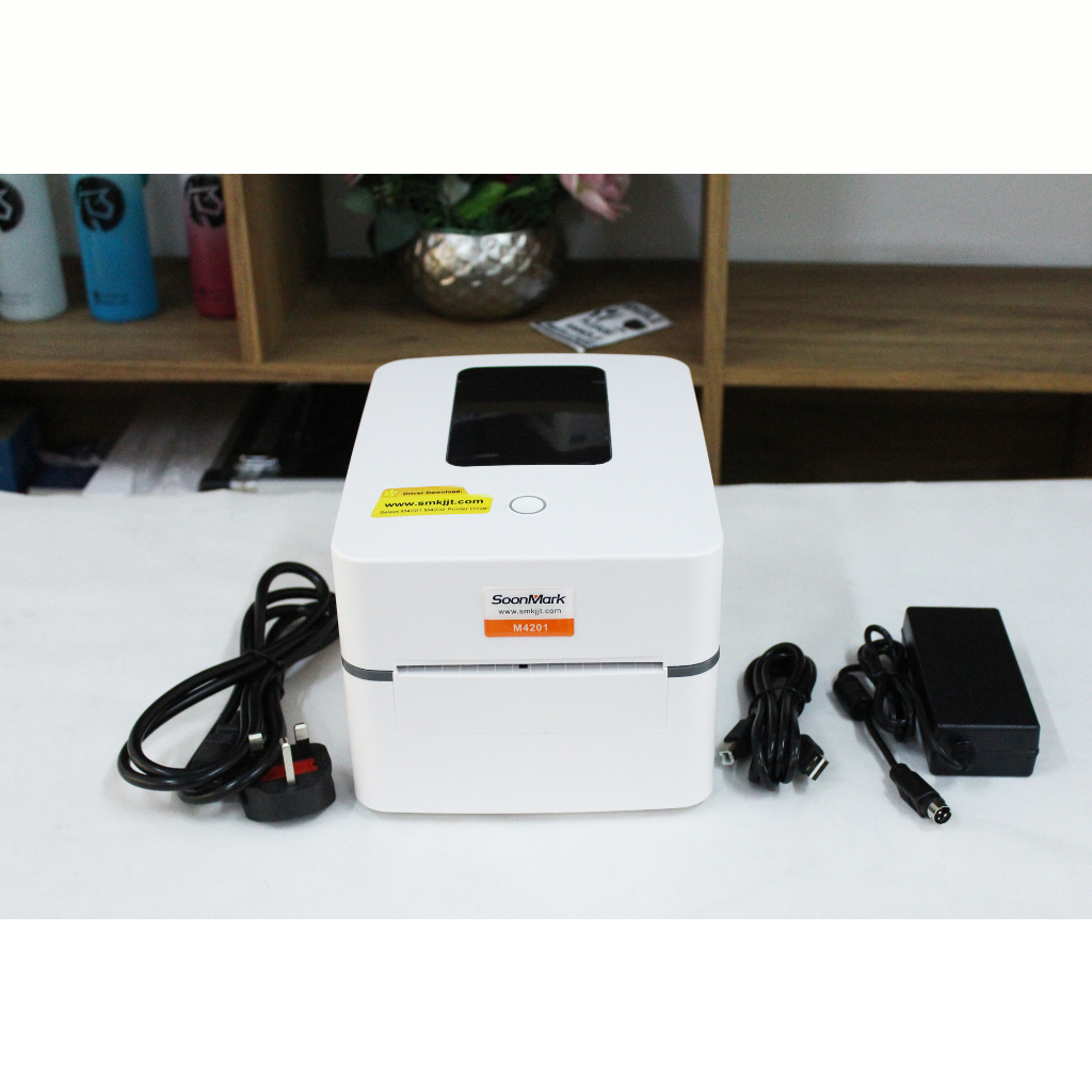 Printer Label Barcode Thermal SoonMark M4201U / M4201BT - Print Resi Setara Kassen DT642