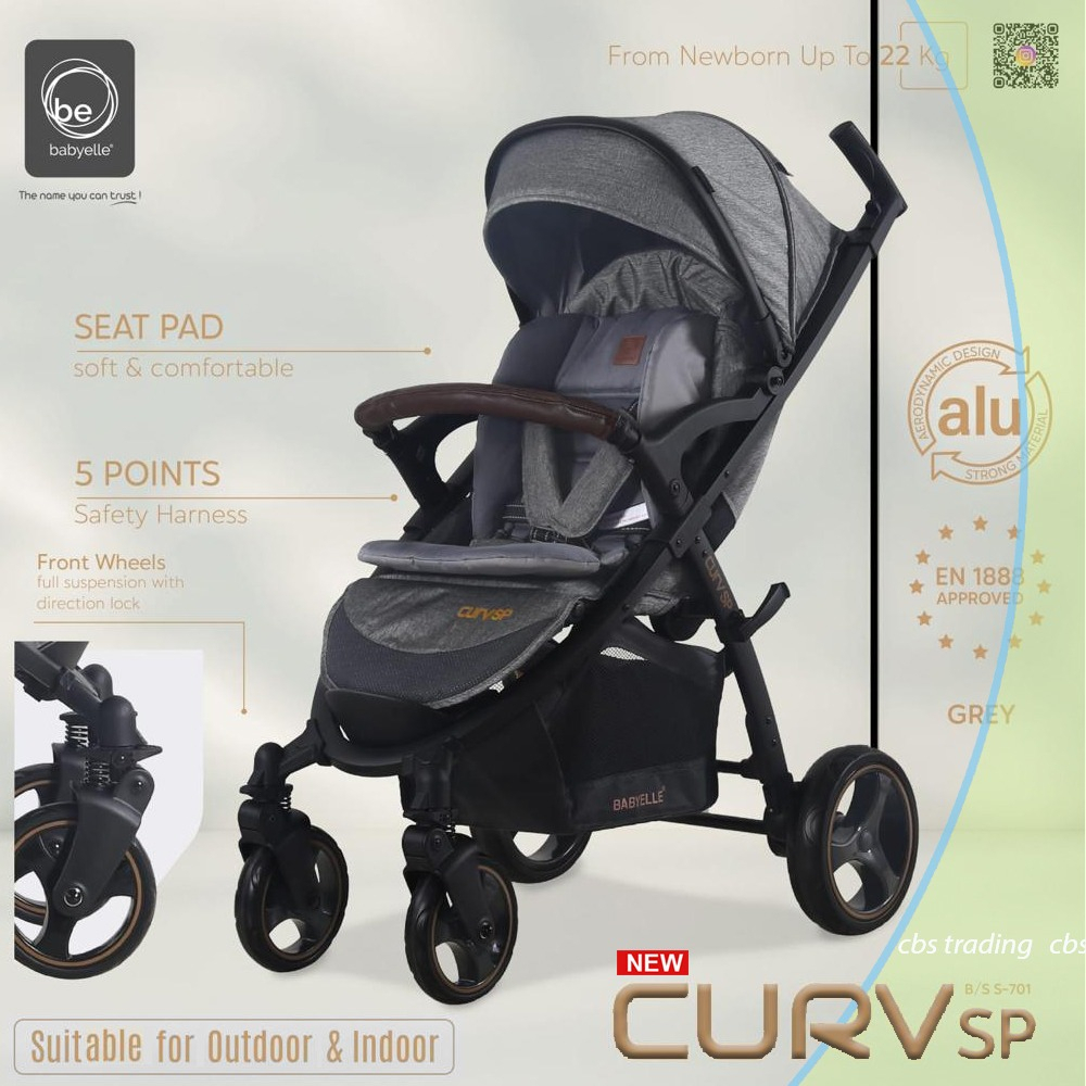 Stroller Babyelle S701 Curv SP Kereta Dorong / Dorongan Bayi Baby Elle
