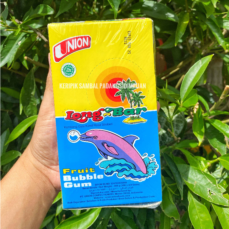 

100 Biji Permet Kret LongBar Bubble Gum 1 KOTAK