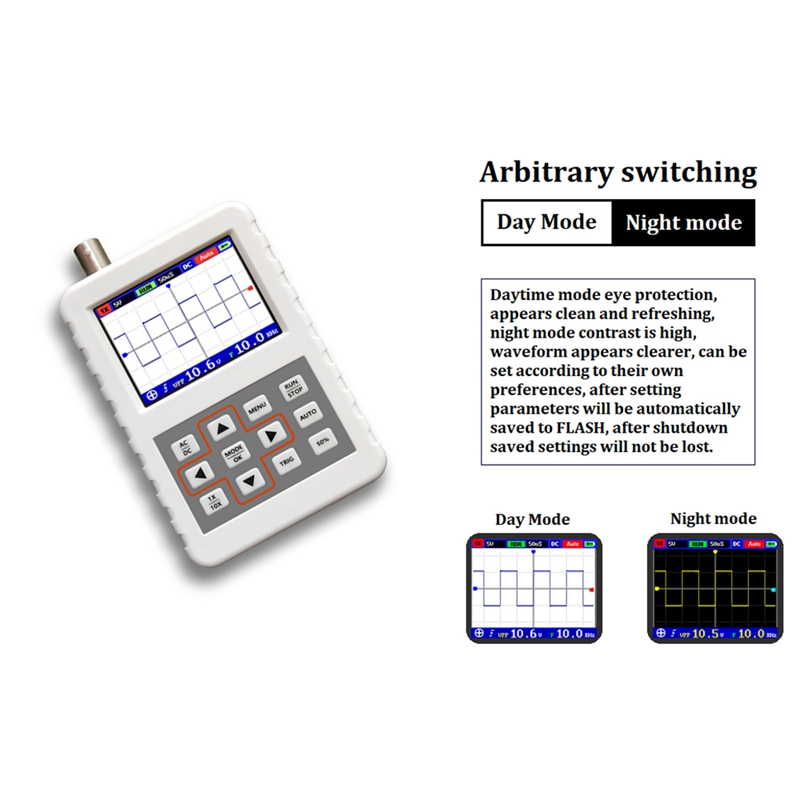 Digital Oscilloscope Handheld Mini Portable 20MSps DSO FNIRSI PRO