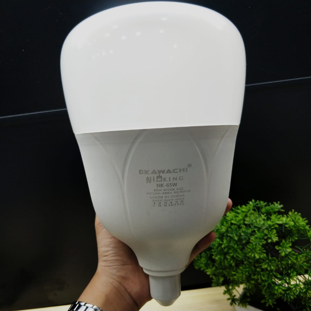 KAWACHI NIO KING 7500LM lampu bohlam bulb led JUMBO BESAR kualitas super terang super bagus 65w 65watt 65 watt BY SMOLL