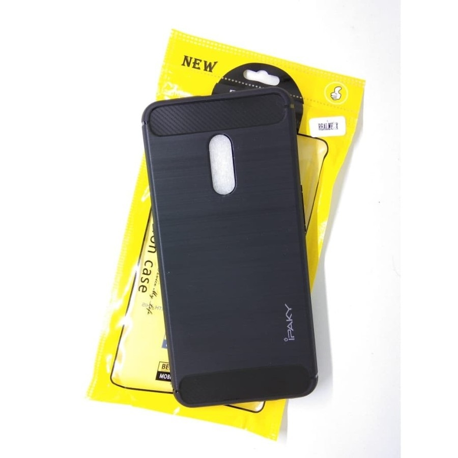 OPPO K3 Case ipaky karbon softcase black carbon silikon hitam karet casing cover soft pelindung belakang