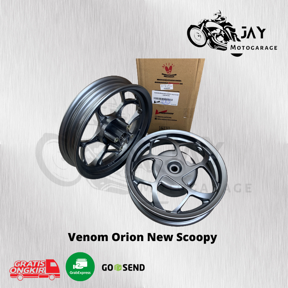 Velg velek pelek New Scoopy R12 Ring 12 215 x 250 Vrossi Venom Orion