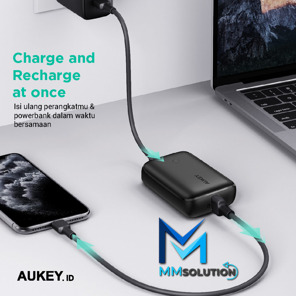 AUKEY Powerbank PB-N83S 10.000mAh PD 3.0 Fast Charging 18W - 22.5W