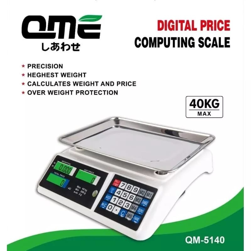 Timbangan Digital/Timbangan Buah/Digital Price scale 40 KG HIMAWARI - QME