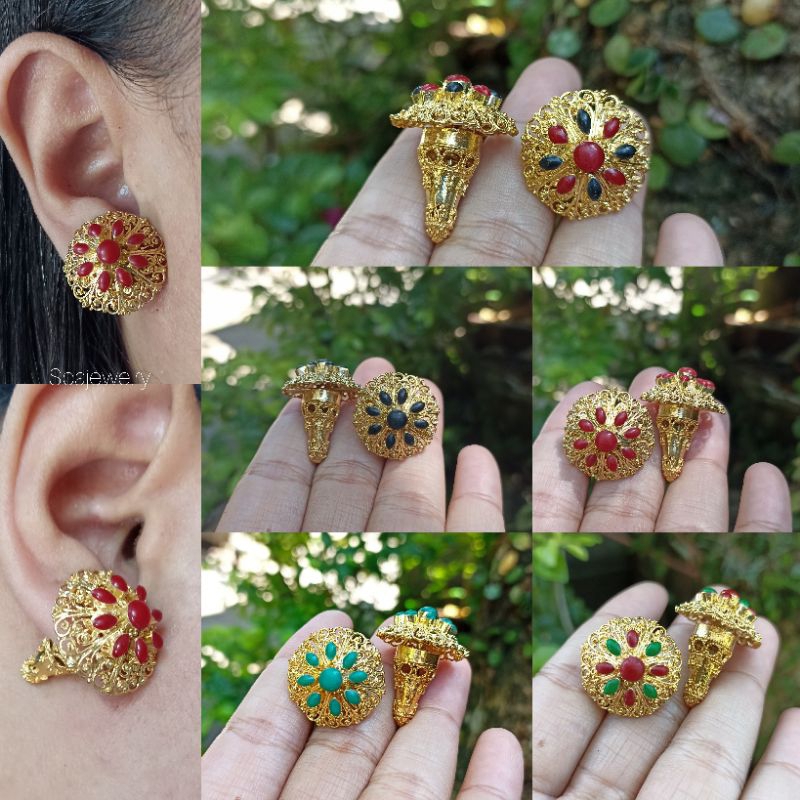 subeng bali alpaka lapis emas