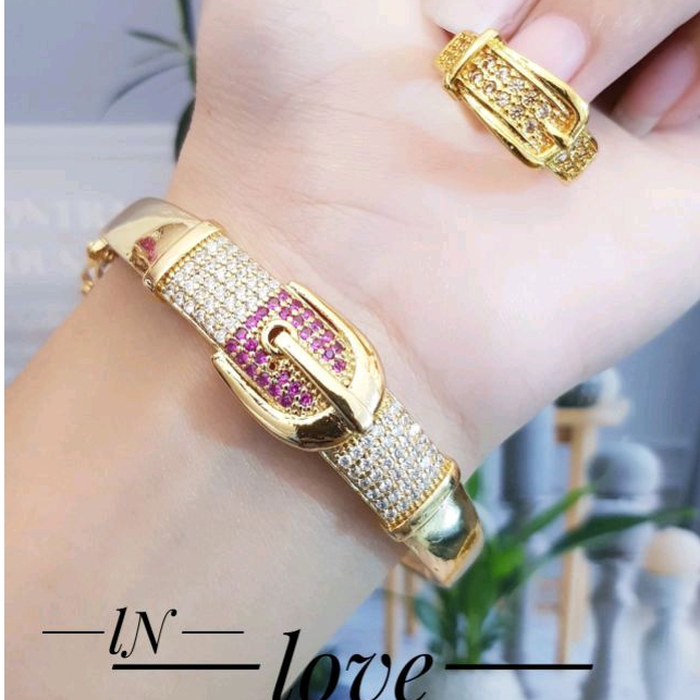 Gelang Set Cincin Gesper Xuping Gold Terbaru 1904a1