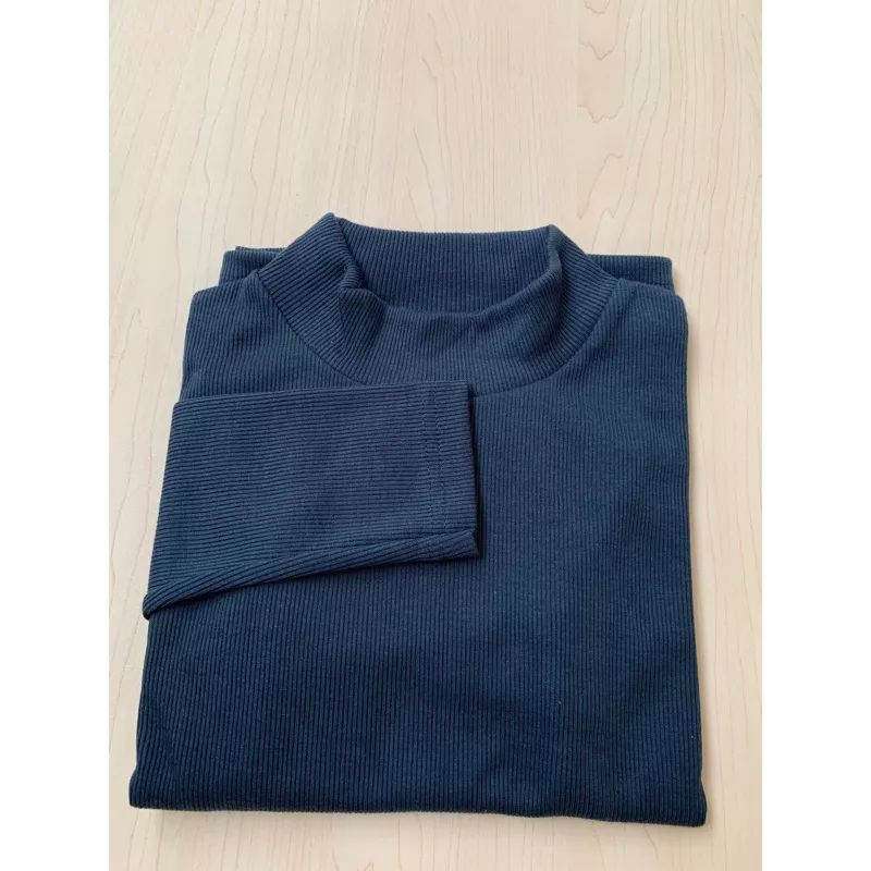 inner rajut import turtleneck knit polos / baju manset / baju dalaman wanita