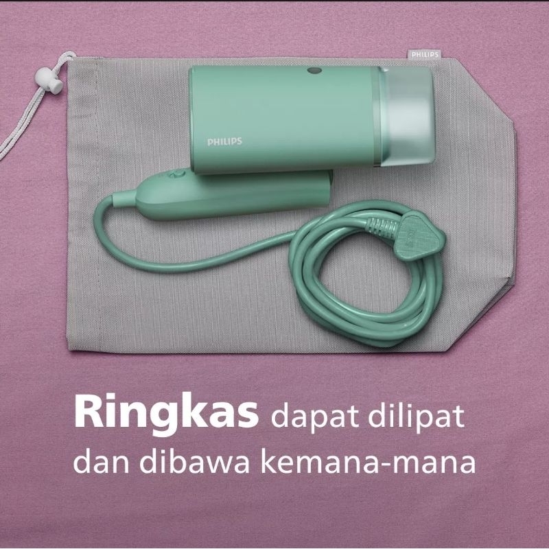 SETRIKA PHILIPS HANDHELD GARMENT STEAMER STH3010 / STH 3010 SETRIKA UAP GENGGAM ORIGINAL GARANSI RESMI