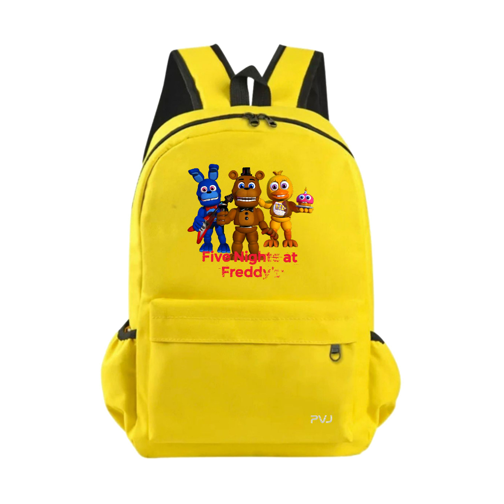 PVJ - Tas Sekolah Anak SD SMP SMA Terbaru Gambar Printing Five night Fready Backpak